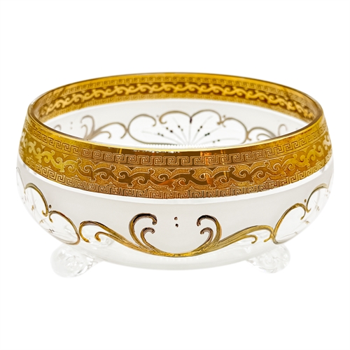 Конфетница Триножка 16 см, Versace (Версаче) золото 000123 - фото 94015