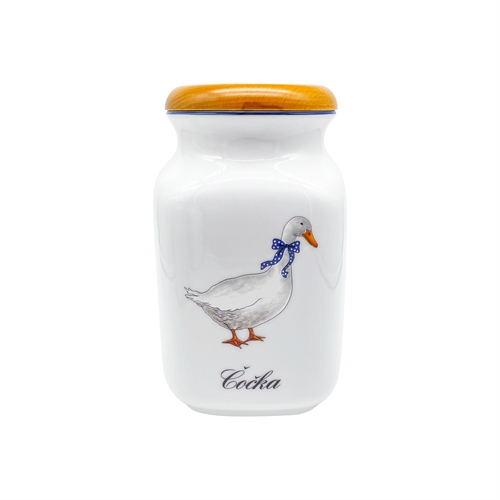 Банка для хранения Cocka (Чечевица) 1000 мл Гуси, Thun 000590 - фото 94802