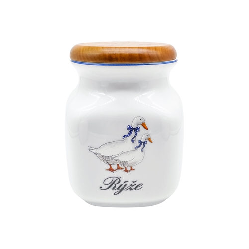 Банка для хранения Ryze (рис) 600 мл Гуси, Thun 000694 - фото 95199
