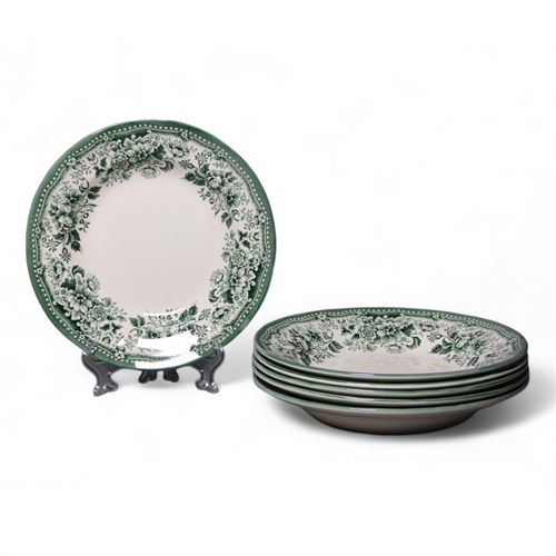 Набор глубоких тарелок 20,3 см 6 шт. DIANA ROSE JADE GREEN, Claytan 13-9911 - фото 95434
