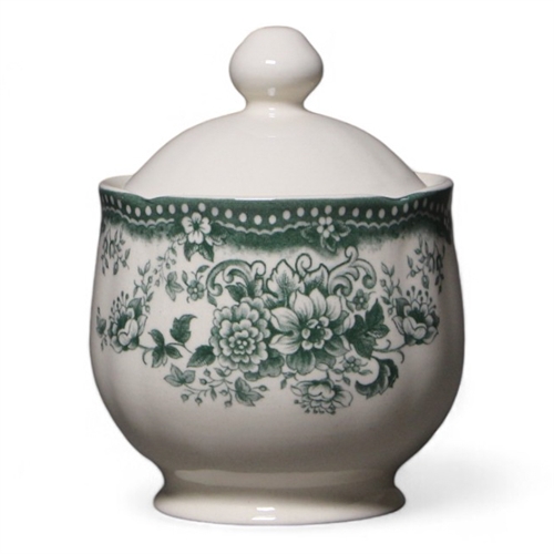 Сахарница с крышкой 280 мл DIANA ROSE JADE GREEN, Claytan 40-9911 - фото 95442