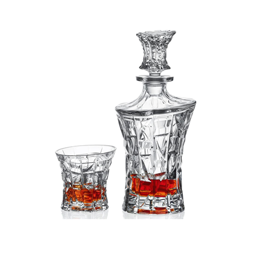 Набор для виски "PATRIOT" Crystal Bohemia (штоф 700 мл и 6 стаканов 200 мл) sale 127574 - фото 95475