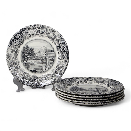 Набор десертных тарелок 6 шт. ROME GREY, Claytan 11-0404 - фото 95588