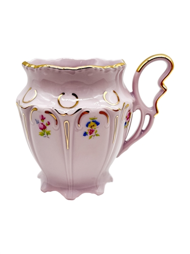 Кружка Lenka 300 мл Цветочное ассорти, розовый фарфор 000982 - фото 95636