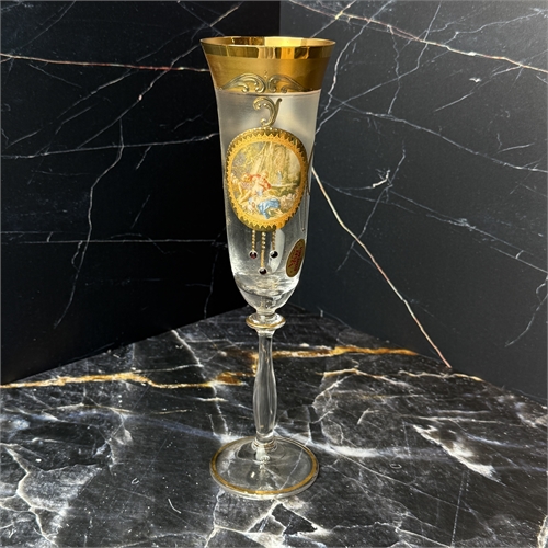 Набор фужеров для шампанского Art Gold 200 мл (6 шт) 000127 - фото 96417