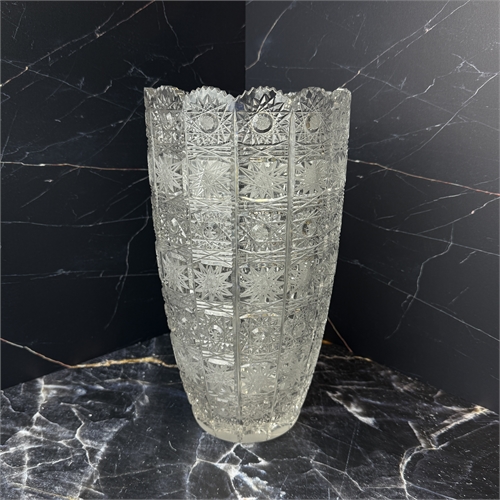 Ваза 30 см хрусталь снежинка (7009) 000265 - фото 96427