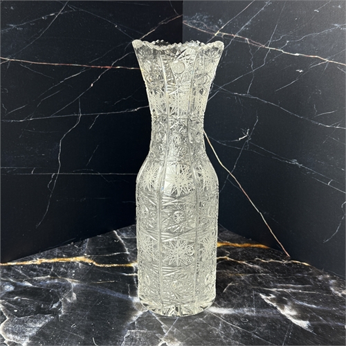 Ваза 25 см "Бутылка" хрусталь снежинка 000321 - фото 96440