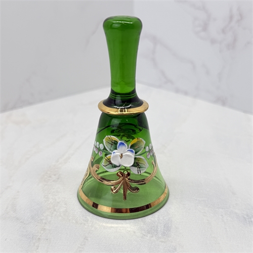 Колокольчик 8,5 см зеленая лепка Egermann 000959 - фото 96541