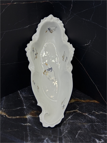 Сухарница ажурная Гуси 26 см, Queens crown 000721 - фото 96718