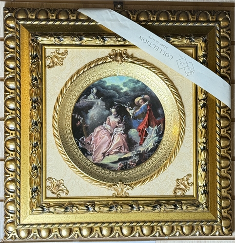 Панно Настенное 58 х 58 см Девушка и Юноша музыкант 000759 - фото 96797