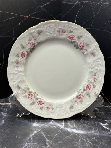 Набор тарелок 19 см (6 шт) Бледная роза отводка золото Bernadotte 000774 - фото 96884