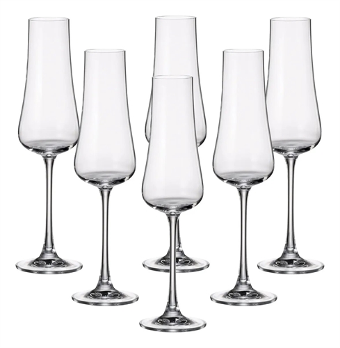 Набор фужеров для шампанского Crystalite Bohemia IDUNA 250 мл (6 шт) 69453 - фото 96960