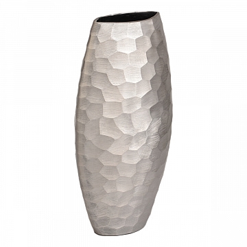 Ваза для цветов 42 см "Diamond" серебряная ББ79430 - фото 97465