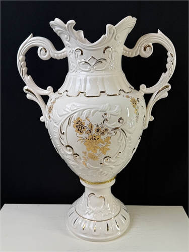 Ваза 50 см Астория белая 000703 - фото 97536