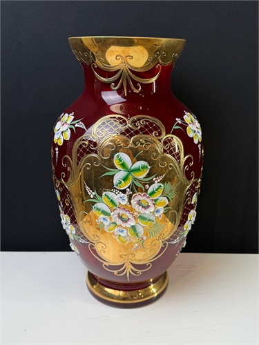 Ваза 40 см Cubo Красная лепка 000016 - фото 97542