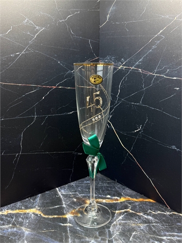 Фужер Юбилейный 45 лет, со стразами 25,5 см 000946 - фото 97585