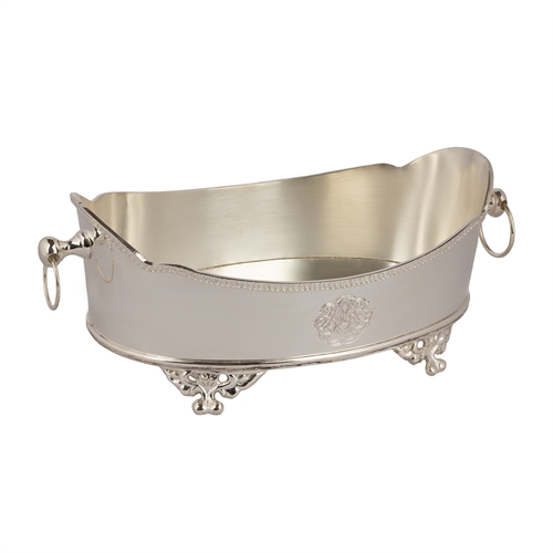 Вазон 21x14см Royal Family серебряный ББ79277 - фото 97652