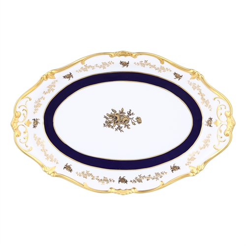Блюдо овальное 36 см "Анна Амалия" ББ4605 - фото 97693