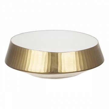 Ваза для фруктов 25 см "Diana" золотая ББ79383 - фото 97709