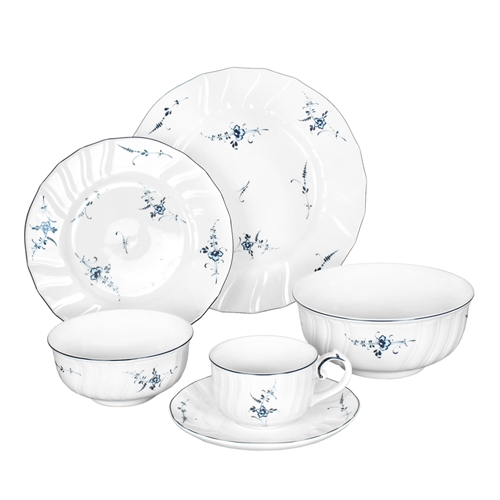 Столово-чайный сервиз на 6 персон 36 предметов "Синий узор" ББ77648 - фото 97824