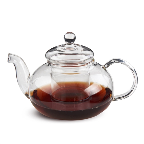 Чайник из жаропрочного стекла 600 мл "Смородина" с заварочной колбой ББ83408 - фото 97835