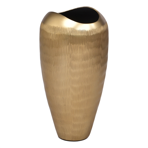 Ваза для цветов 36 см "Cali" золотая ББ79412 - фото 97862