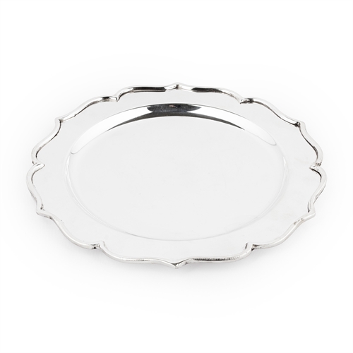 Блюдо круглое 29 см Royal Family серебряное ББ79290 - фото 97980