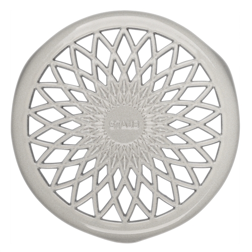 Подставка под горячее чугунная, 23 см, белый трюфель ББ75101 - фото 98004