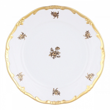 Набор тарелок 19 см 6 шт "Роза золотая" ББ267 - фото 98103