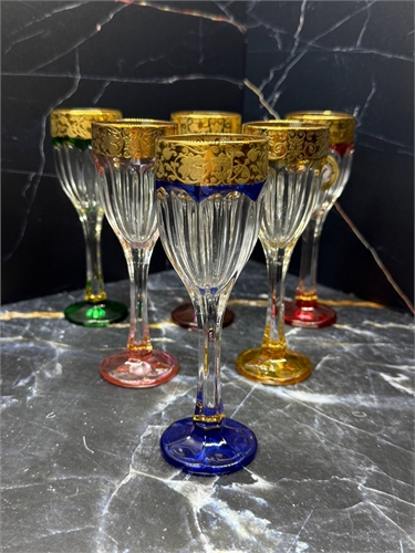 Набор рюмок для водки Safari Arlekino 60 мл / 6 шт / разноцветные 001514 - фото 98564