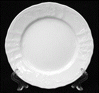 Набор тарелок 25 см Бернадот без декора (6 штук)