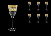 Набор бокалов для вина Astra Gold Allegro Fiesole Golden Light Decor 190мл (6 шт)