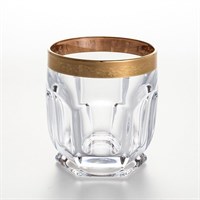 Набор стаканов для виски Bohemia Gold Safari 250 мл (6 штук)