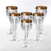 Набор бокалов для вина Crystalite Bohemia Сафари Gold 290 мл
