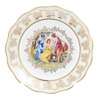 Набор тарелок Queen's Crown Мадонна Перламутр 24 см(6 шт)