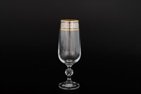 Набор фужеров для шампанского Bohemia Клаудия Панто Платина V-D 180 мл(6 шт)