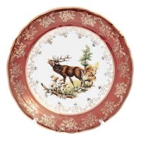 Набор тарелок Carlsbad Фредерика Охота Красная 19 см(6 шт)