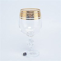Набор бокалов для вина Crystalex Bohemia Клаудиа Золото 230мл (6 шт)