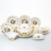 Столовый сервиз на 6 персон 27 предметов Мадонна Перламутр Sterne porcelan