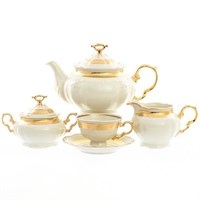 Чайный сервиз на 6 персон 17 предметов Матовая лента Sterne porcelan