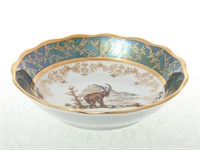 Набор салатников Sterne porcelan Охота Зеленая 13 см(6 шт)