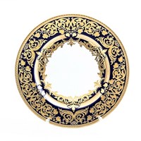 Набор тарелок Falkenporzellan Natalia cobalt gold 28.5 см(6 шт)