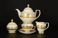 Чайный сервиз Falkenporzellan Royal Gold Cream 6 персон 17 предметов