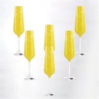 Набор фужеров для шампанского Crystalex Bohemia Sandra 200 мл (6 шт)