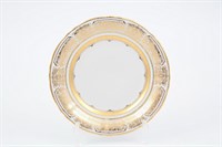 Набор тарелок 25 см Leander Соната Золотой орнамент (6 шт)
