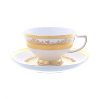 Набор чайных пар Falkenporzellan White Gold (6 штук)