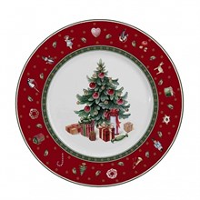 Тарелка Repast Christmas world Bordo диаметр 21 см