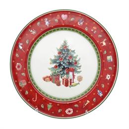 Тарелка Repast Christmas world Bordo диаметр 26 см