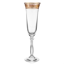 Набор бокалов для вина Bohemia Анжела Золото V-D 190 мл (6 шт)