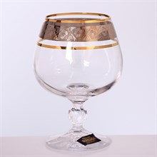 Набор бокалов для бренди 250 мл Клаудия Панто Платина (6 шт)